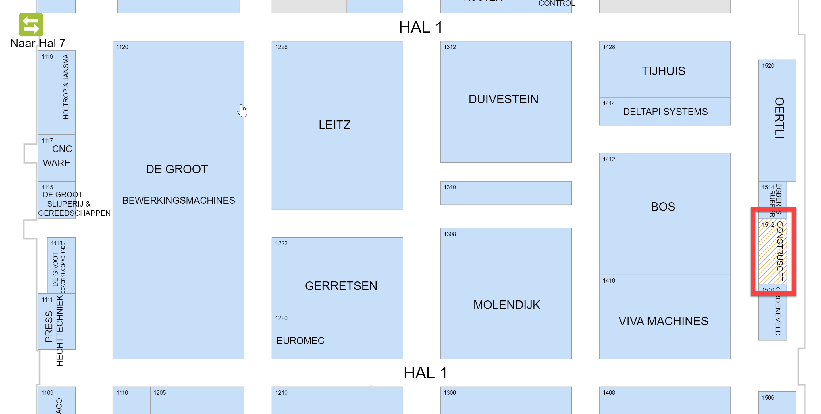 Plattegrond HoutPro+ 2022