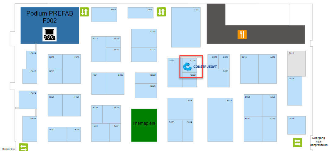 Plattegrond PREFAB 2022