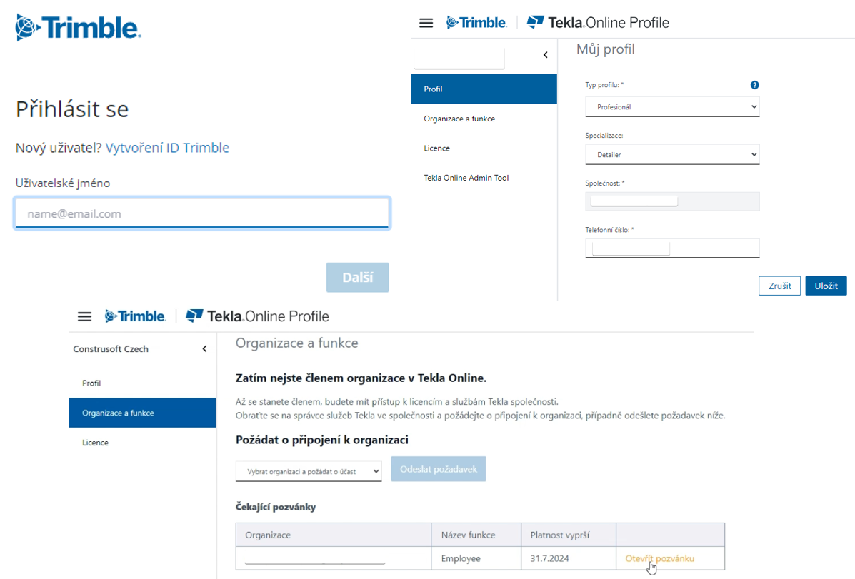 Create a Trimble Identity