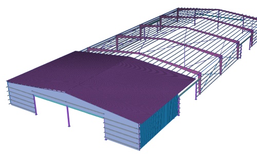 Tekla Structures Dak & wand