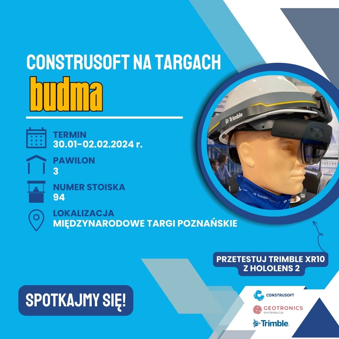  Construsoft na Targach BUDMA 2024! 