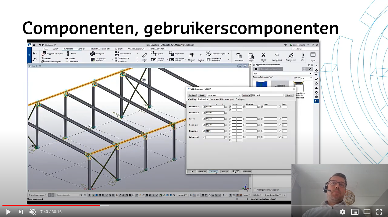 Parametrisch ontwerpen van staalconstructies | rondetafelsessie Construsoft Staalbouwdag 2020