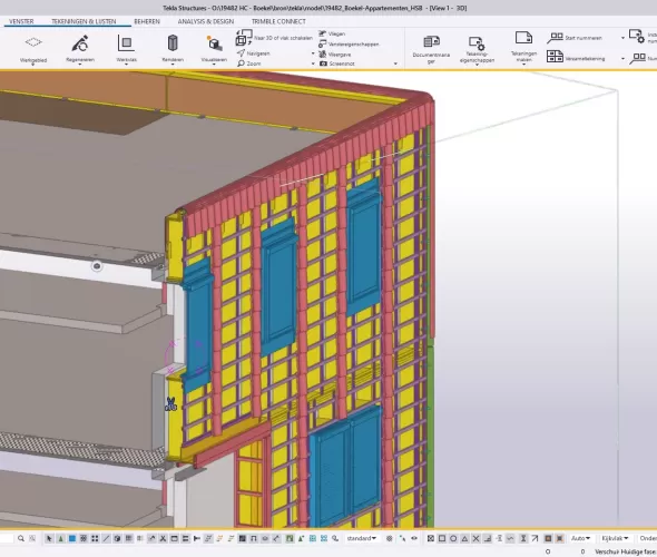 HSB BIM model Tekla Stuctures