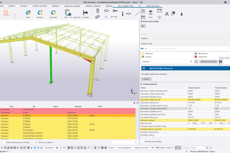 Tekla Structures - Moderní BIM řešení pro halové konstrukce