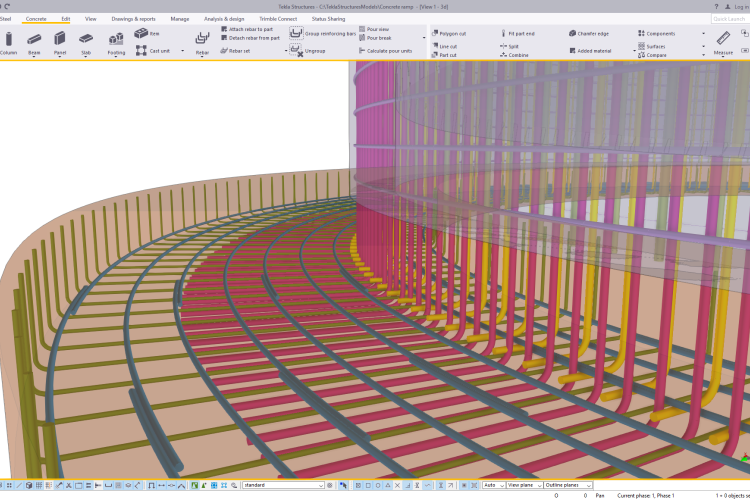 Tekla Structures beton