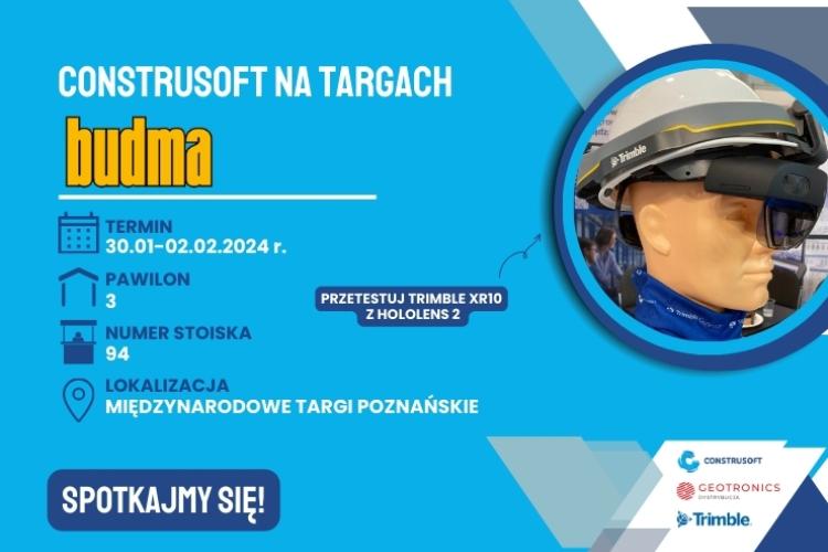  Construsoft na Targach BUDMA 2024! 