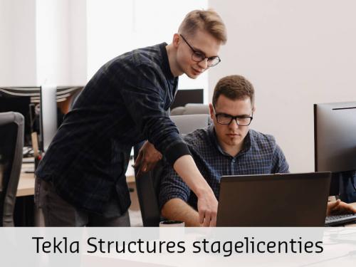 Tekla Structures stagelicenties